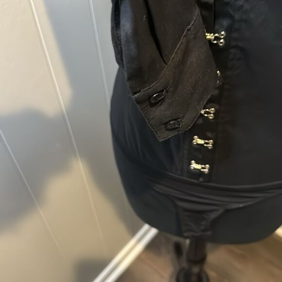 Bailey 44 black Brigitte hook & eye bodysuit. Small. New, with tags. - Picture 5 of 9